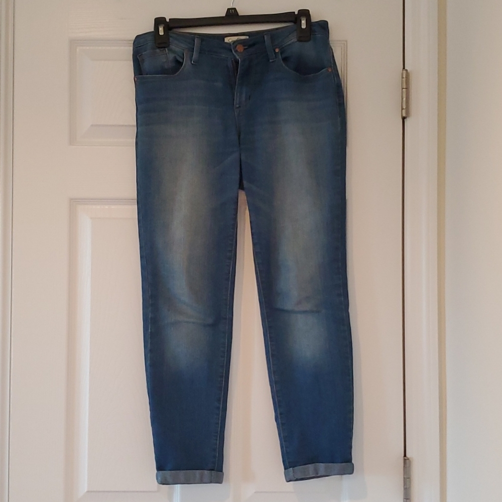 Cropped skinny jeans